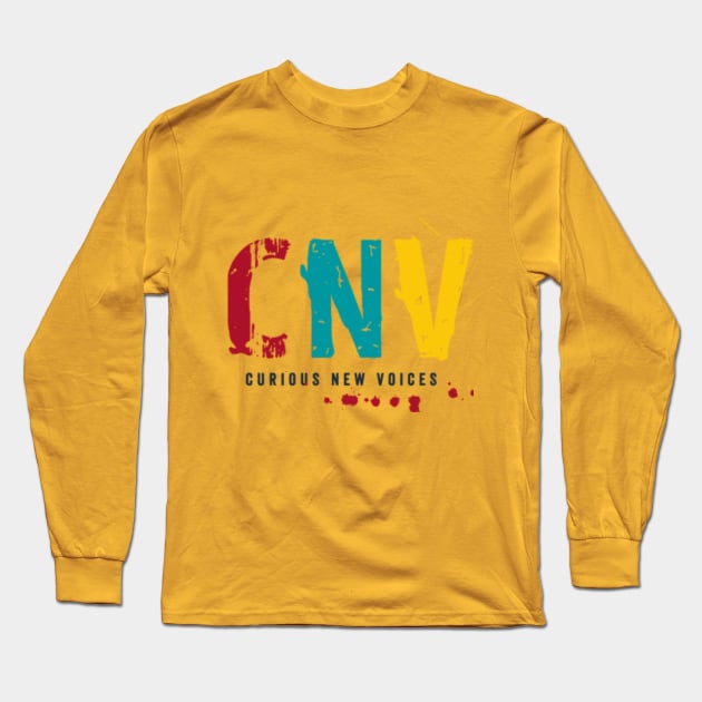 Curious New Voices Long Sleeve T-Shirt by Curious Theatre Company